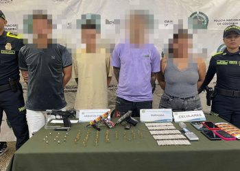Capturados presuntos sicarios y aprehenden a un adolescente en Barranquilla