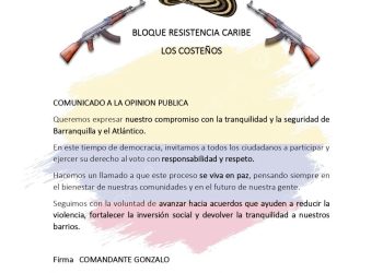 “Los Costeños” aseguran que respetarán las elecciones en Atlántico