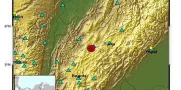 Temblor sacude el norte de Cundinamarca en la madrugada: magnitud 3,1