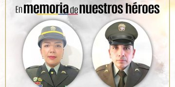 Rechazo por asesinato de dos policías en Cundinamarca