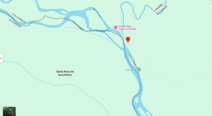 Explosivo cayó en zona fronteriza tras operativo militar en Ecuador