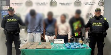 Cuatro capturados en Barranquilla por tráfico de estupefacientes en el suroccidente de la ciudad