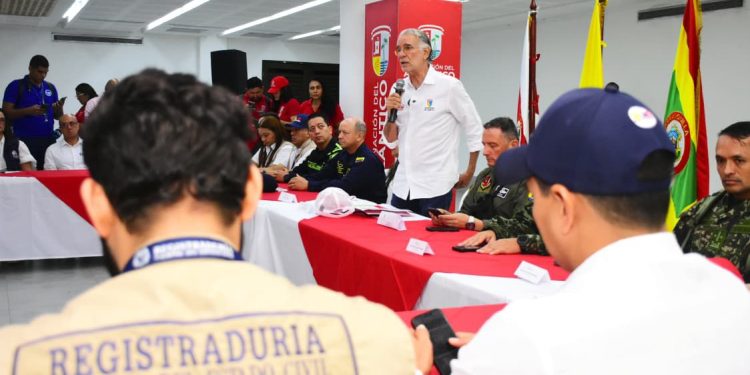 Atlántico instaló jornada electoral con llamado a la paz y garantías para votar