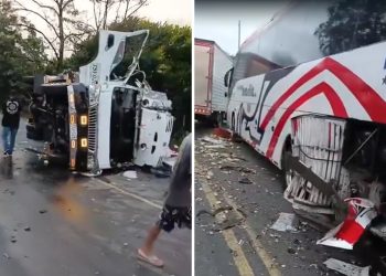 Accidente de tránsito en la Troncal de Occidente