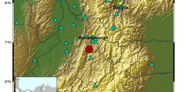 Sismo de magnitud 3.8 se registró en Los Santos, Santander