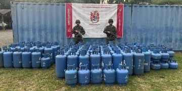 Ejército Nacional recupera cilindros que fueron hurtados en Tuluá, Valle del Cauca