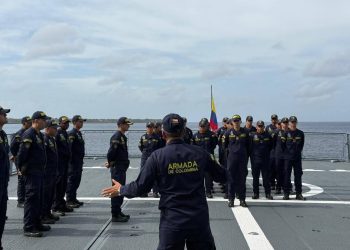 Refuerzan seguridad en el Caribe: buque ARC “24 de Julio” llega a San Andrés