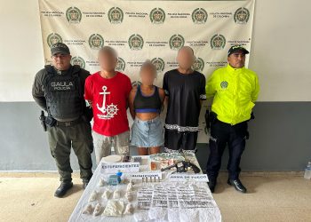 Capturan en Sabanalarga a tres presuntos integrantes de «Los Costeños»