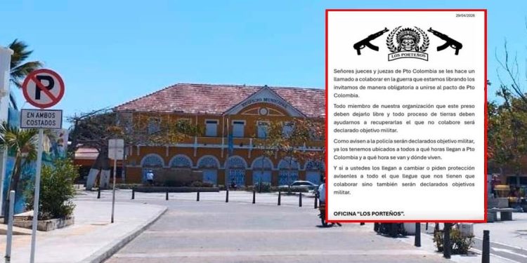Investigan panfleto con amenazas contra jueces de Puerto Colombia; autoridades refuerzan esquema de seguridad