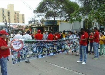 Paro nacional de maestros se desarrolla hoy en Barranquilla y el Atlántico