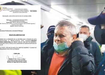 Jueza concede libertad condicional a Carlos Mattos