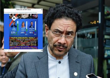 Imagen viral que daba ganador a Iván Cepeda en primera vuelta fue manipulada con IA