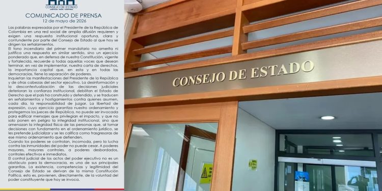 Consejo de Estado responde a Petro y advierte que ataques a decisiones judiciales debilitan la democracia