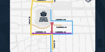 Cierres parciales en la calle 72 por obras de pavimentación en Barranquilla