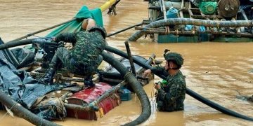 Ejército Nacional golpea minería ilegal en Putumayo: siete unidades de explotación fueron desmanteladas en Puerto Caicedo