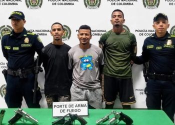 Caen ‘in fraganti’: Policía frustra atentado sicarial en Soledad y captura a tres presuntos gatilleros