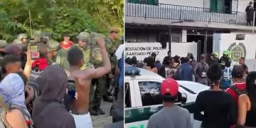 Asonada en Tolima durante operativo contra minería ilegal: quemaron vehículos de la Policía