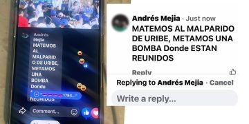 Centro Democrático rechaza amenazas contra Álvaro Uribe y pide reforzar su seguridad