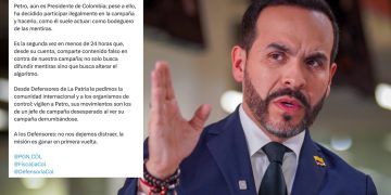 Campaña de Abelardo De La Espriella denuncia presunta operación digital para afectar a sus seguidores