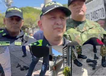 VIDEOS: Fusil, subametralladora y dos pistolas fueron incautadas tras atentado y balacera en el norte de Barranquilla