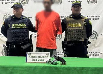 Capturan en flagrancia a hombre con revólver y munición en Barranquilla