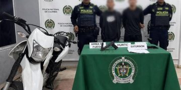 Caen dos presuntos extorsionistas en Malambo tras persecución policial