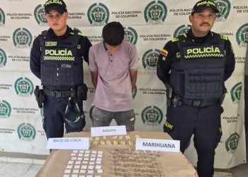 Capturan a joven con más de 170 dosis de droga en Santa Marta