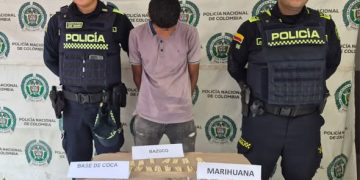 Capturan a joven con más de 170 dosis de droga en Santa Marta