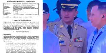 Procuraduría formula cargos contra edecán presidencial por presunto acoso sexual