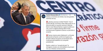 Centro Democrático responde a Santos y reabre debate por el acuerdo tras el plebiscito de 2016