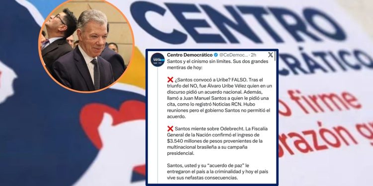 Centro Democrático responde a Santos y reabre debate por el acuerdo tras el plebiscito de 2016