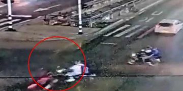 Joven murió en aparatoso accidente de motos en la avenida Murillo, en Barranquilla
