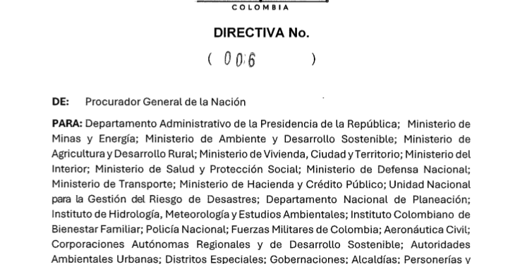 La Procuraduría fortalece la articulación con las gobernaciones para enfrentar los efectos del cambio climático y prevenir impactos del fenómeno de El Niño