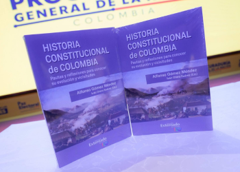 Exprocurador Alfonso Gómez Méndez presentó su libro “Historia Constitucional de Colombia”
