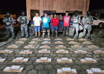 Incautan 105 bloques de droga en la frontera con Ecuador: 4 capturados