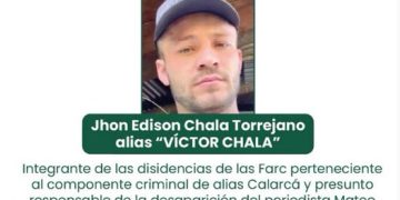 Gobernación de Antioquia atribuye desaparición de periodista a disidencias y ofrece recompensa por responsable