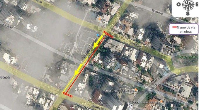 Distrito anuncia cierre parcial de la calle 82 por cinco meses