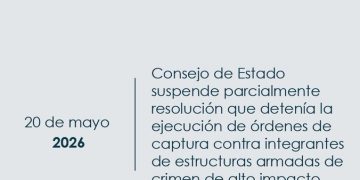 Consejo de Estado suspende parcialmente resolución sobre suspensión de órdenes de captura en el marco de la “Paz Total”