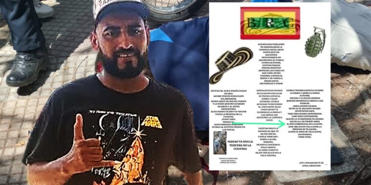 Asesinan a hombre en Sabanalarga; investigan posible relación con panfleto intimidatorio