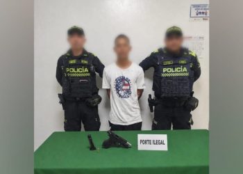 Capturan a hombre armado en Soledad: llevaba pistola con munición 9 milímetros