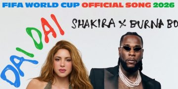 Shakira y Burna Boy lanzan ‘Dai Dai’, canción oficial del Mundial 2026