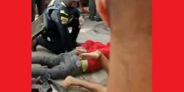 Balacera contra tienda en Galán termina con dos presuntos extorsionistas capturados