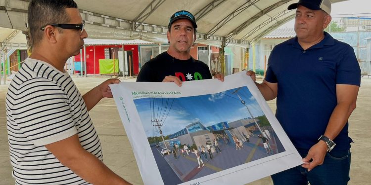 ¡Prometimos renovar los mercados públicos de Barranquillita y lo estamos logrando!: alcalde Char al confirmar transformación de la plaza del Pescado