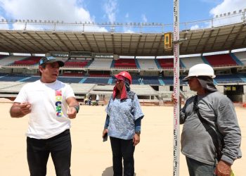 “Iniciamos la siembra del nuevo césped de la cancha del supermetro”: alcalde Char