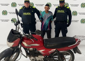 Se movilizaba en una moto reportada como hurtada y fue capturado en PuebloViejo