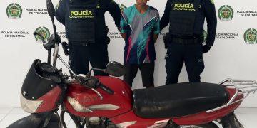 Se movilizaba en una moto reportada como hurtada y fue capturado en PuebloViejo
