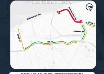 Cierre temporal en la Avenida del Río en Barranquilla por grabación de serie: estas son las rutas alternas