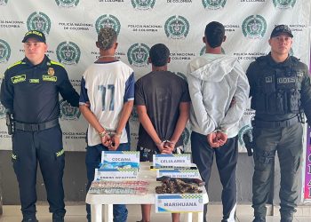 Cayeron “Pocholo”, “Pele” y “El Transportador” con droga y una escopeta en El Carmen de Bolívar