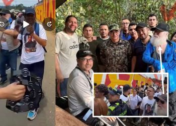Expresidente Álvaro Uribe pide verificar identidad de hombre que participó en protesta frente a su casa