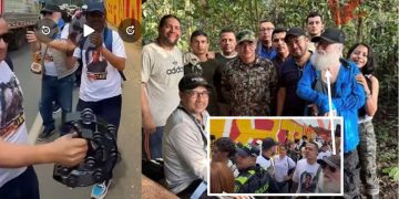 Expresidente Álvaro Uribe pide verificar identidad de hombre que participó en protesta frente a su casa